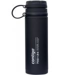 Двустенна бутилка за вода Contigo - Fuse, Thermalock, 700 ml, Black - 1t