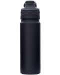 Двустенна бутилка за вода Contigo - Free Flow, Autoseal, 700 ml, Black - 3t
