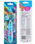 Електрическа четка за зъби Brush Baby - Kidzsonic,Фламинго, с батерии и 2 накрайника - 2t