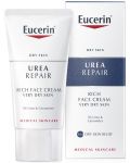 Eucerin Urea Repair Обогатен крем за лице с 5% урея, 50 ml - 1t