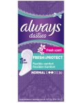 Ежедневни превръзки Always - Fresh & Protect Normal Deo, 30 броя - 1t