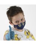 Детска предпазна маска - Бухал, трислойна, 4-8 години - 1t
