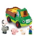 Детска играчка Wow Toys Farm - Фермерски камион, с фигурка и животни - 1t