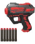 Детска играчка Ocie Red Guns - Мини Пистолет, с 6 меки стрели - 2t