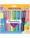 Флумастери Paper Mate Flair - Tropical Vacation, 12 цвята - 1t