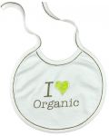 Бебешки лигавник с връзки For Babies - I love organic - 1t