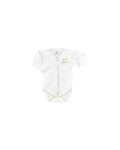 For Babies Боди с предно закопчаване и дълъг ръкав - Organic размер 6-12 месеца - 1t
