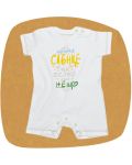 For Babies Бебешко гащеризонче с къс ръкав - Слънце размер 3-6 месеца - 1t