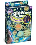 Фосфоресциращи стикери Brainstorm Glow - Звезди и планети, 43 броя - 1t