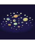 Фосфоресциращи стикери Brainstorm Glow - Звезди и планети, 43 броя - 2t