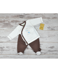 For Babies Сет Камизолка и ританки - Коте Изберете размер 1-3 месеца - 1t