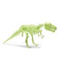 Фосфоресцираща фигурка Brainstorm Glow Dinos - Тиранозавър Рекс, скелет - 2t