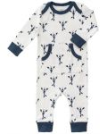 Бебешка цяла пижама Fresk - Lobster, синя, 0-3 месеца - 1t
