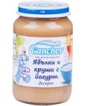 Десерт Ganchev - Ябълки и круши с йогурт, 190 g - 1t