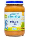 Плодово пюре Ganchev - Ябълки с овес, 190 g - 1t