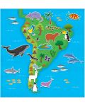 Книжка със стикери Galt - Животните по света, 150 стикера за многократна употреба - 2t