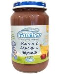 Десерт Ganchev - Кисел с банани и череши, 190 g - 1t