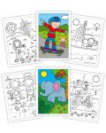 Детска книжка за оцветяване Galt Dot to Dot Pad - Свържи точките, 2 част - 2t