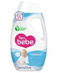 Гел за пране Teo Bebe Gentle & Clean - Sensitive, 21 пранета, 0.945 l - 1t