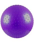 Гимнастическа топка Maxima - масажна, 65 cm, лилава - 1t