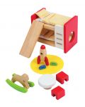 Комплект дървени мини мебели Hape - Детска стая - 1t