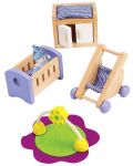 Комплект дървени мини мебели Hape - Обзавеждане за бебешка стая - 2t