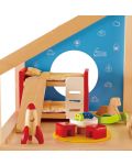Комплект дървени мини мебели Hape - Детска стая - 3t