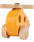 Детска играчка Hape - Вертолет, дървена - 3t