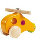 Детска играчка Hape - Вертолет, дървена - 4t