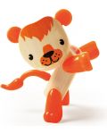 Детска играчка от бамбук Hape - Мини животинка Лъв - 1t