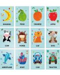 Образователни флаш карти Headu Montessori - Първи думички - 2t