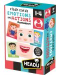 Образователни флаш карти Headu Montessori - Емоции и действия - 1t