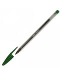 Химикалка BIC Cristal Original Medium връх 1.0 мм, еднократна, зелена - 1t