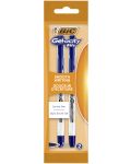 Химикалка с гелово мастило BIC - Gel-ocity Stic, 0.5 mm, синя, 2 броя - 1t