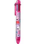 Химикалка с 6 цвята Kids Licensing - Peppa Pig - 1t