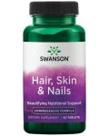 Hair, Skin & Nails, 60 таблетки, Swanson - 1t