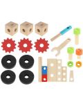 Игрален комплект Kruzzel - Дървена работилница с инструменти - 2t