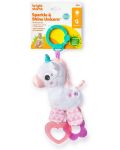 Играчка за количка Bright Starts - Sparkle & Shine Unicorn - 2t