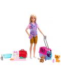 Игрален комплект Barbie - Барби ветеринар, с аксесоари - 3t