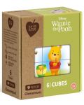 Игра с кубчета Clementoni -  Whinnie The Pooh, 6 части - 1t