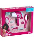 Игрален комплект Barbie - Фризьорски салон, със сешоар и аксесоари - 1t
