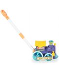 Играчка за сапунени балони Moni Toys - Влак, Blue Wheels - 3t