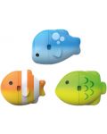 Играчки за баня Munchkin - Рибки, промяна на цвета, 3 броя - 2t