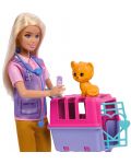 Игрален комплект Barbie - Барби ветеринар, с аксесоари - 6t