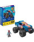 Игрален комплект Hot Wheels Monster Truck - Smash & Crash Race Ace, 85 части - 1t