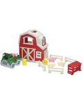 Игрален комплект Green Toys - Ферма-къщичка , 12 части - 1t