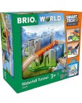 Игрален комплект Brio - Тунел с водопад, Smart Tech - 1t