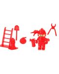 Игрален комплект GOT - Пожарникарски катапулт с кола с променящи се цветове - 4t