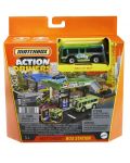 Игрален комплект Mattel Matchbox - Action Drivers, Автобусна спирка - 1t