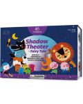 Игрален комплект Tooky Toy - Театър със сенки и фенерче, Приказен свят - 1t